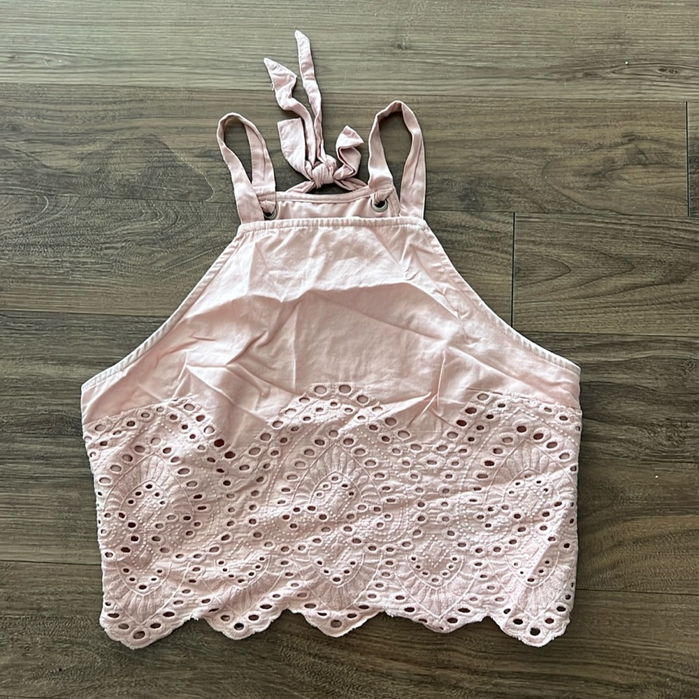 Pink crop top!